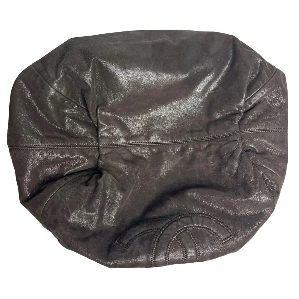 Stretch Spirit Large Cabas Hobo Bag brown lambskin leather